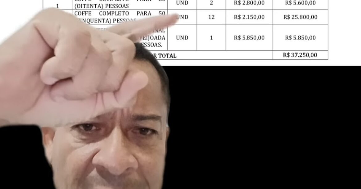 Renomado professor ribamarense usa as redes sociais para denunciar “presepadas” da presidente da Câmara de Ribamar, que vai gastar quase R$ 40 mil com café da manhã e feijoada