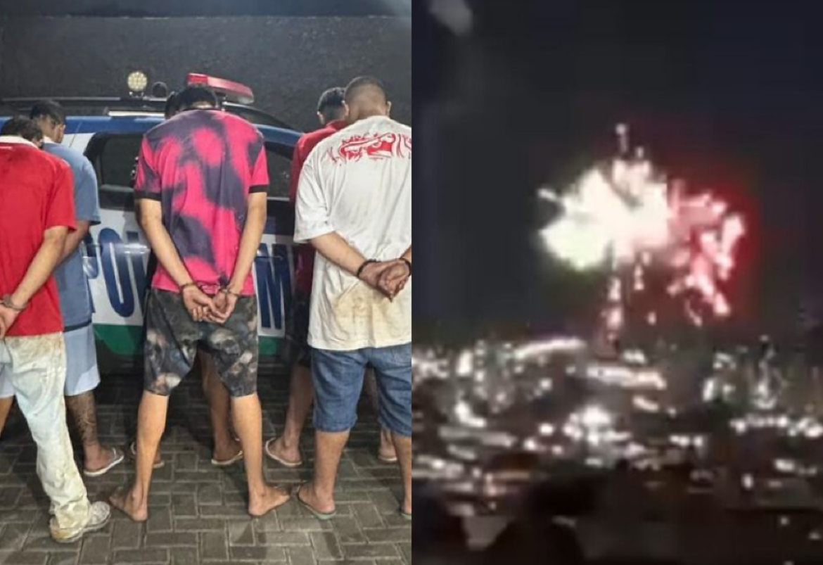 Ação conjunta prende 32 autores de foguetório que exaltava facção criminosa em Goiás | G5News