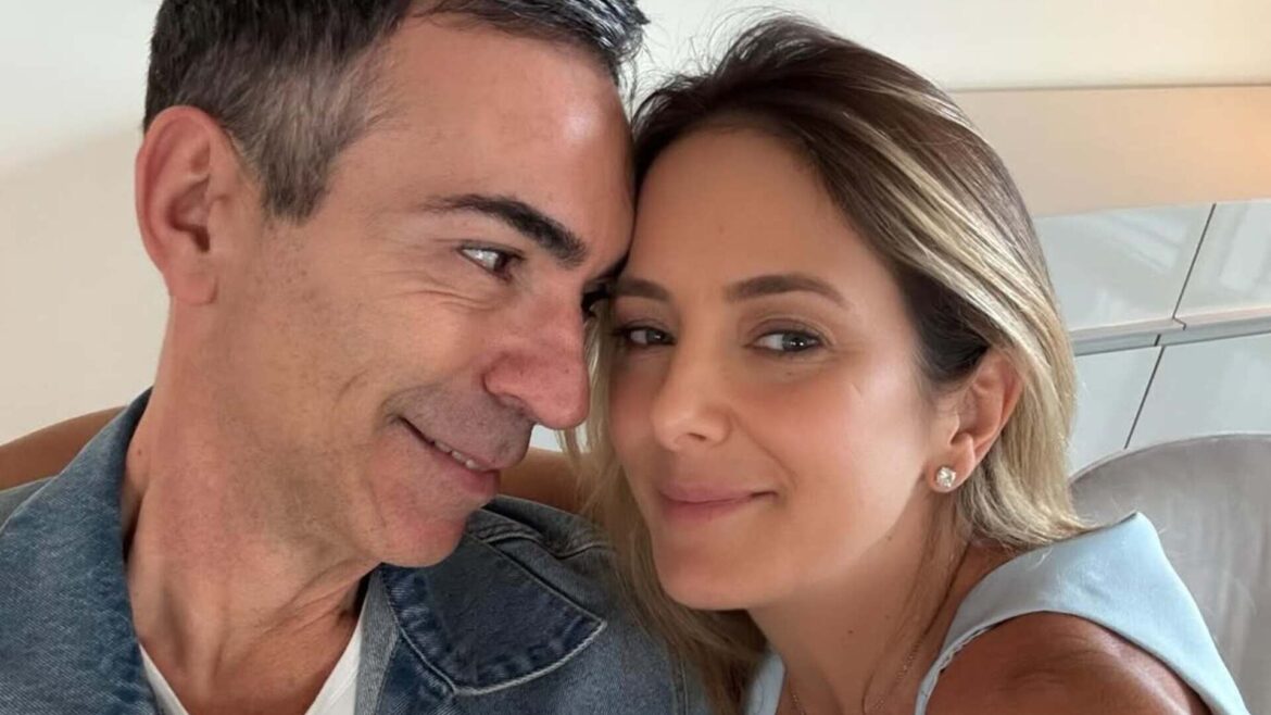César Tralli mostra recado de Ticiane Pinheiro