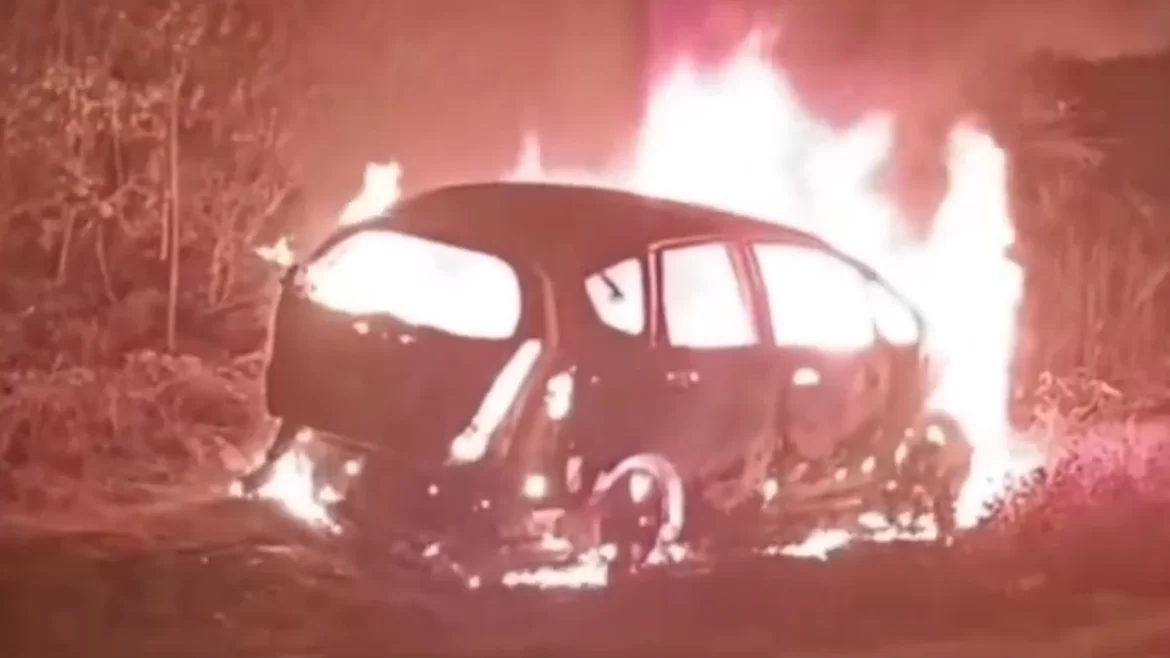 Corpo de motorista é encontrado em veículo incendiado em SLZ