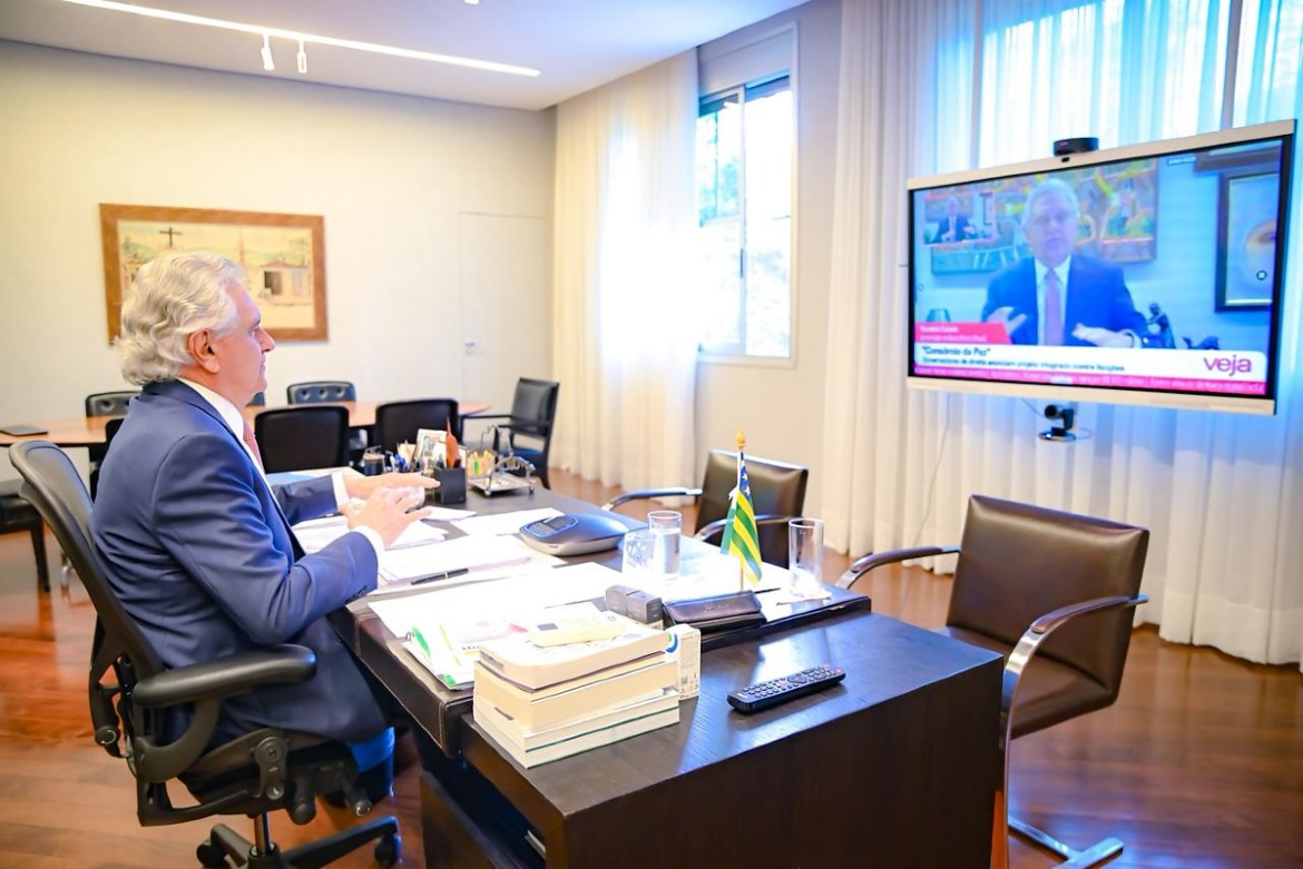 "Em Goiás, bandido não se cria e esta deve ser a norma do país", afirma Caiado à Veja | G5News