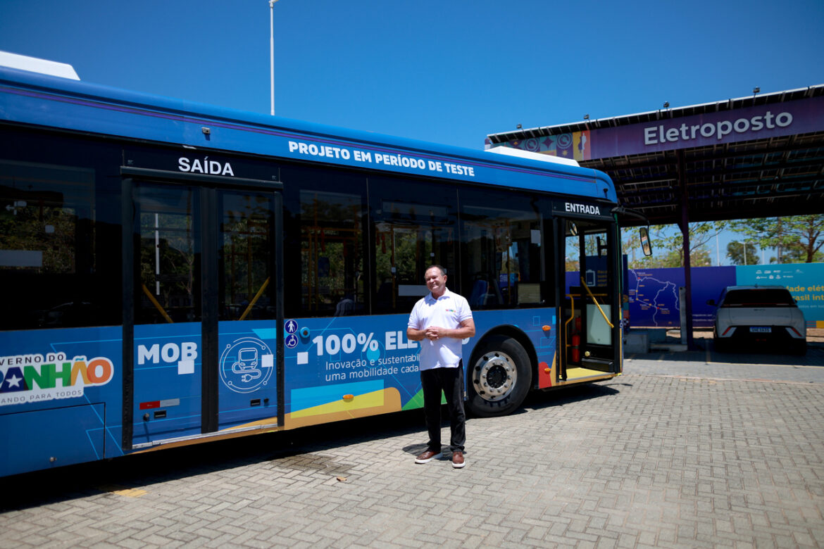 Governo testa ônibus elétrico no transporte semiurbano de São Luís