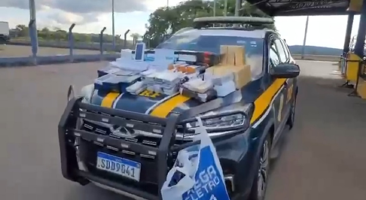 Mais de 100 celulares e quase 400 canetas emagrecedoras são apreendidos pela PRF em Goiás | G5News