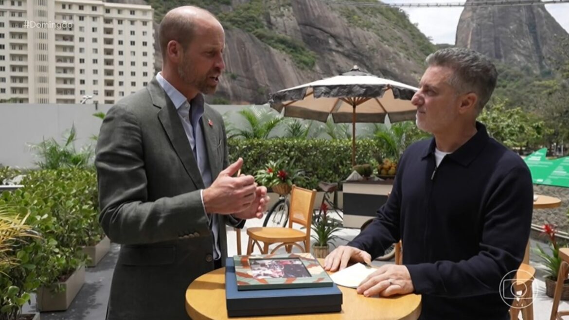 Príncipe William e Luciano Huck