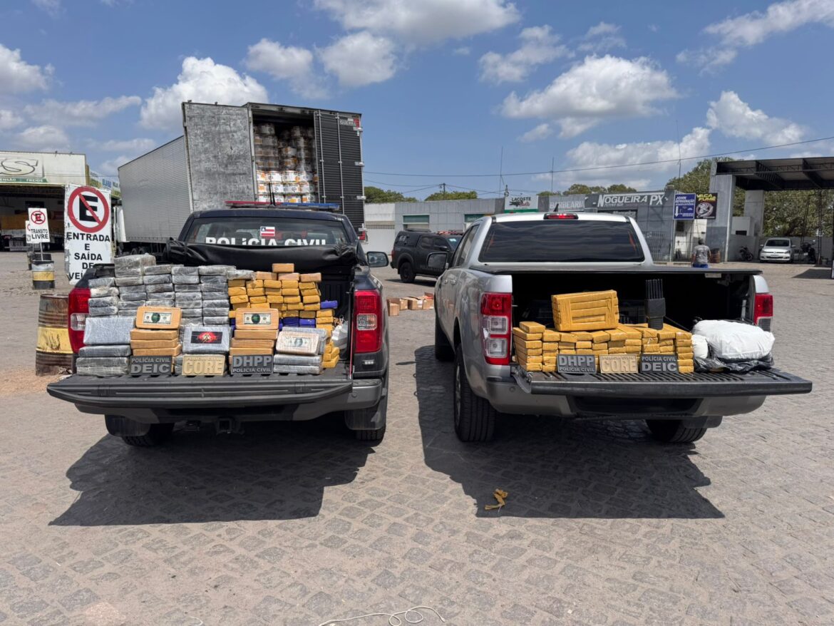 Polícia baiana dá baque milionário no CV após apreender 200 kg de drogas