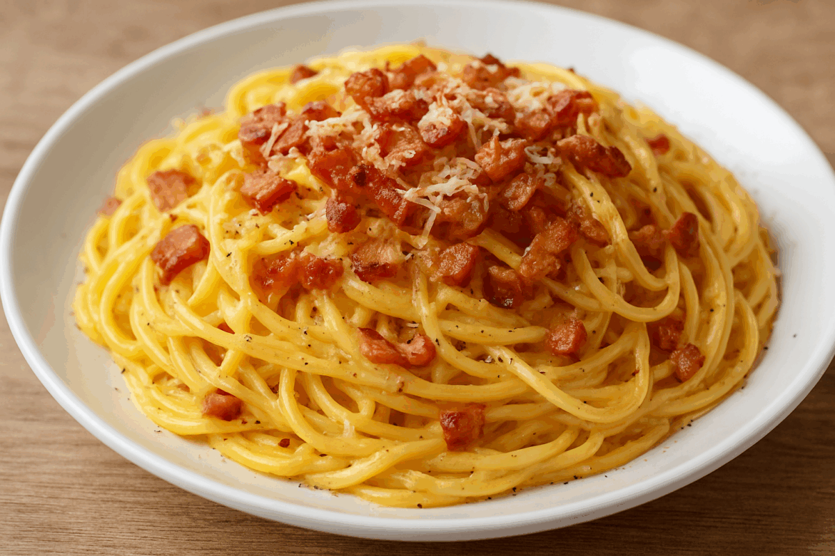 Tradicional prato italiano com apenas 4 ingredientes, pronto em 15 minutos