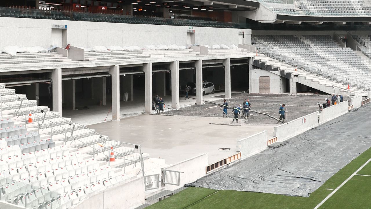 Athletico finaliza etapa de obra na Arena da Baixada e receberá eventos em setembro