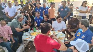 Um dia após declarar apoio, Rubão recebe Braide em Matões e mostra força política