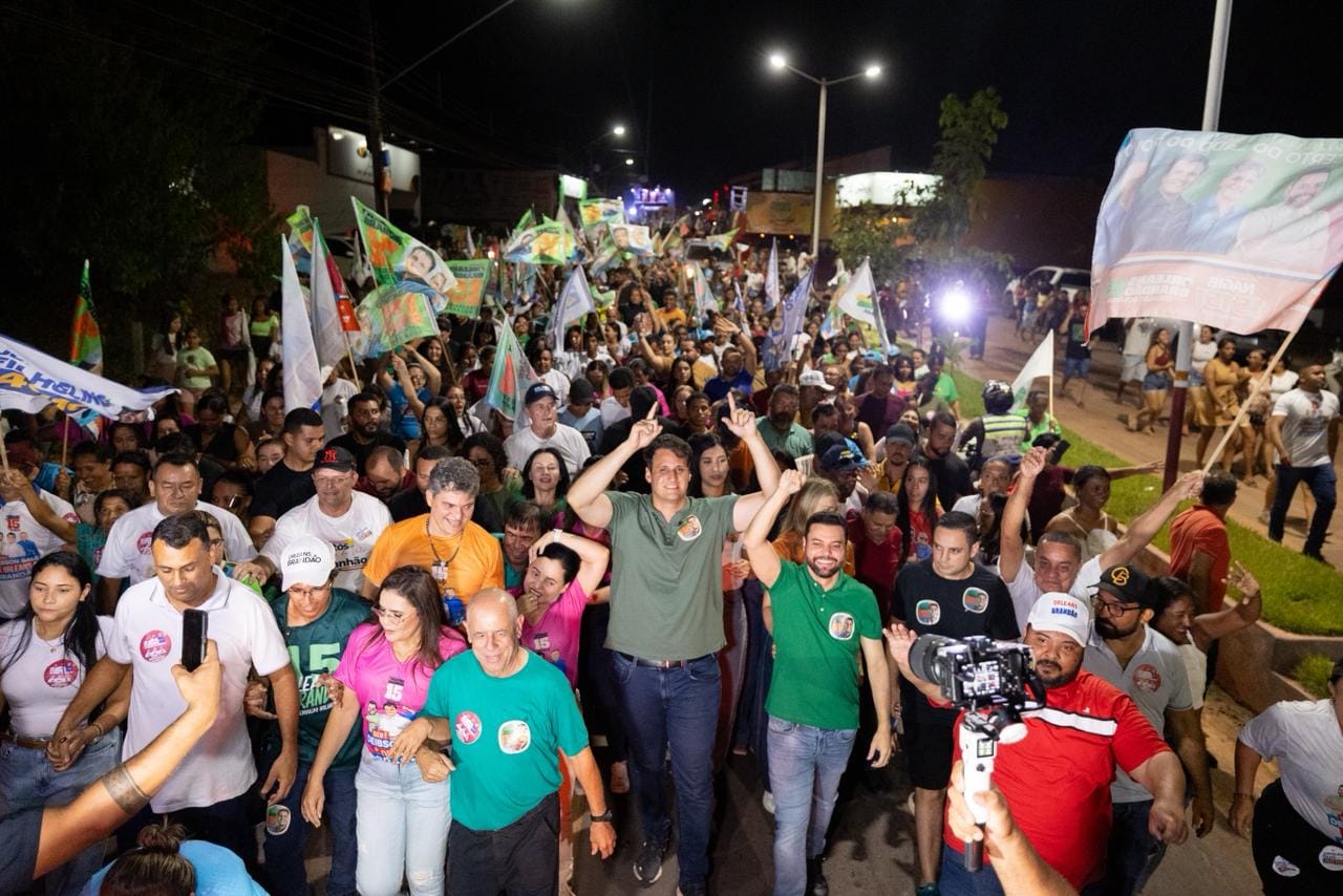 Caminhada com Orleans Brandão reúne 5 mil pessoas em Trizidela do Vale Caminhada com Orleans Brandão reúne 5 mil pessoas em Trizidela do Vale