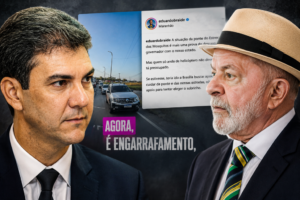 Braide tira a máscara e parte pra cima do Presidente Lula, cobrando intervenção na BR-135