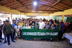 Orleans Brandão garante construção do cais de Luís Domingues durante encontro com a população – Passagem Franca em Foco