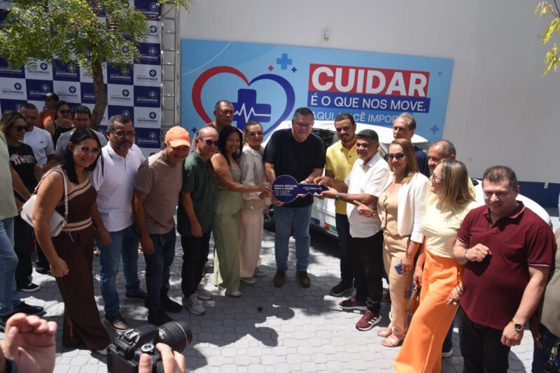 Prefeito kleber Tratorzão inaugura centro de especialidades médicas em São Domingos do Maranhão