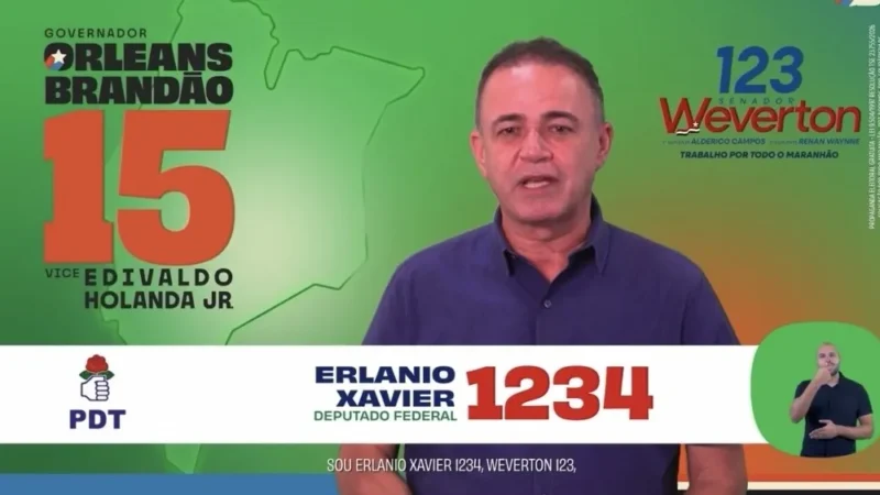 Erlanio Xavier estreia no horário eleitoral destacando legado na saúde e atuação municipalista