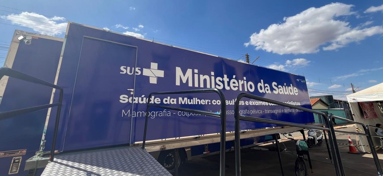 População de São João dos Patos é atendida por carreta de saúde da mulher do Ministério da Saúde