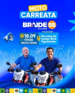 Biné Figueiredo chama amigos e apoiadores às ruas para motocarreata com Braide em Codó – Portal do Sampaio