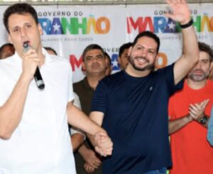 Dr Remy e Aristeu Nunes juntos na recepção a Orleans Brandão em Presidente Dutra