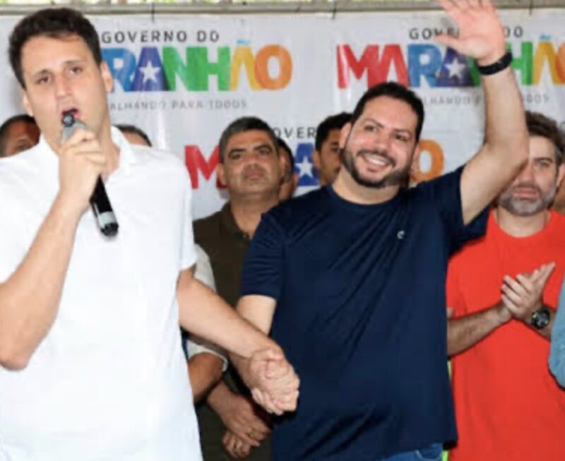 Dr Remy e Aristeu Nunes juntos na recepção a Orleans Brandão em Presidente Dutra