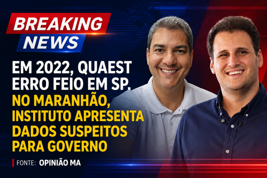 Em 2022, Quaest erro feio em SP. No Maranhão, instituto apresenta dados suspeitos para governo Em 2022, Quaest erro feio em SP. No Maranhão, instituto apresenta dados suspeitos para governo