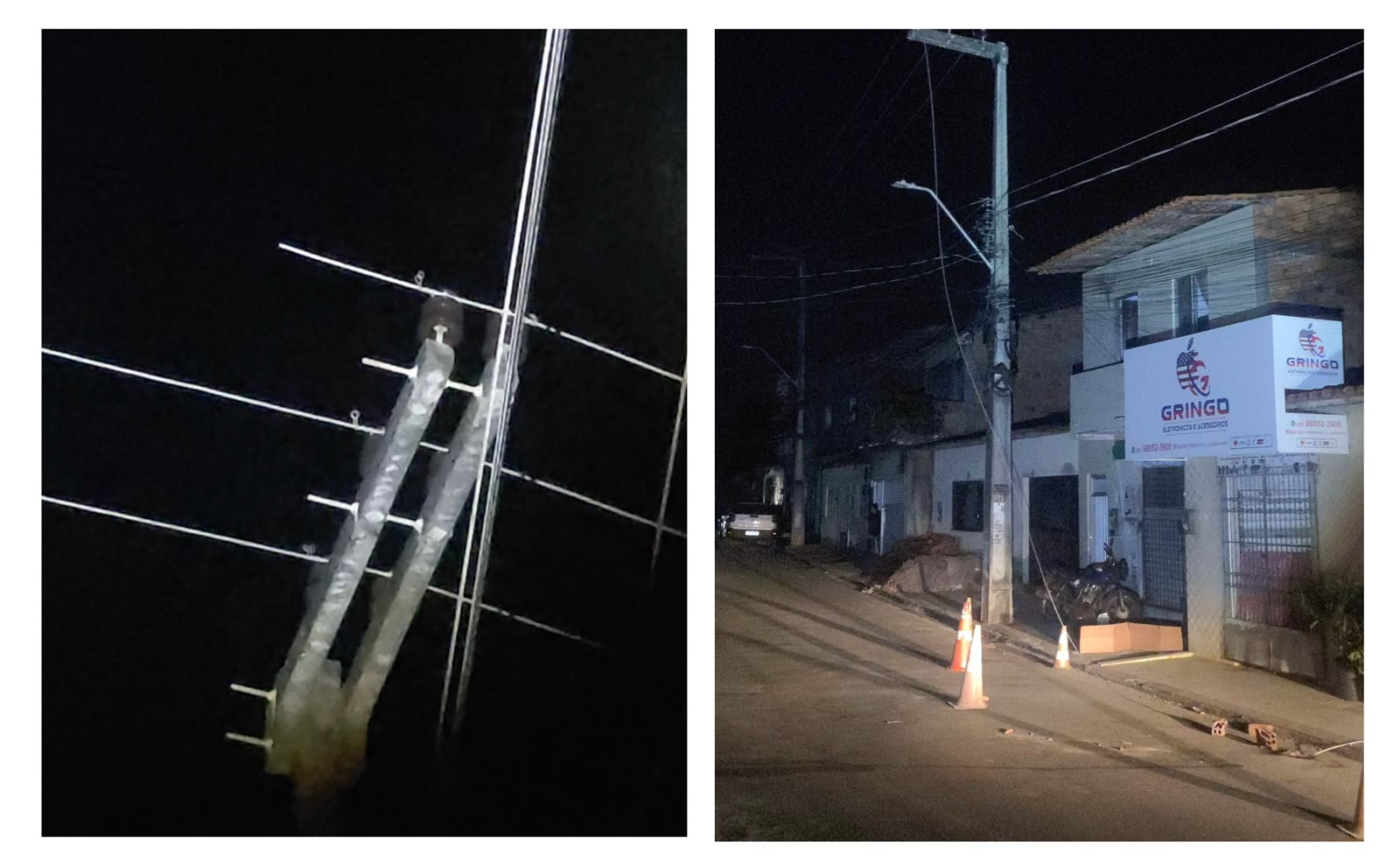 Equatorial Maranhão alerta: linha de pipa parte cabo da rede elétrica e causa risco de acidente com a população, no bairro Anjo da Guarda, em São Luís: