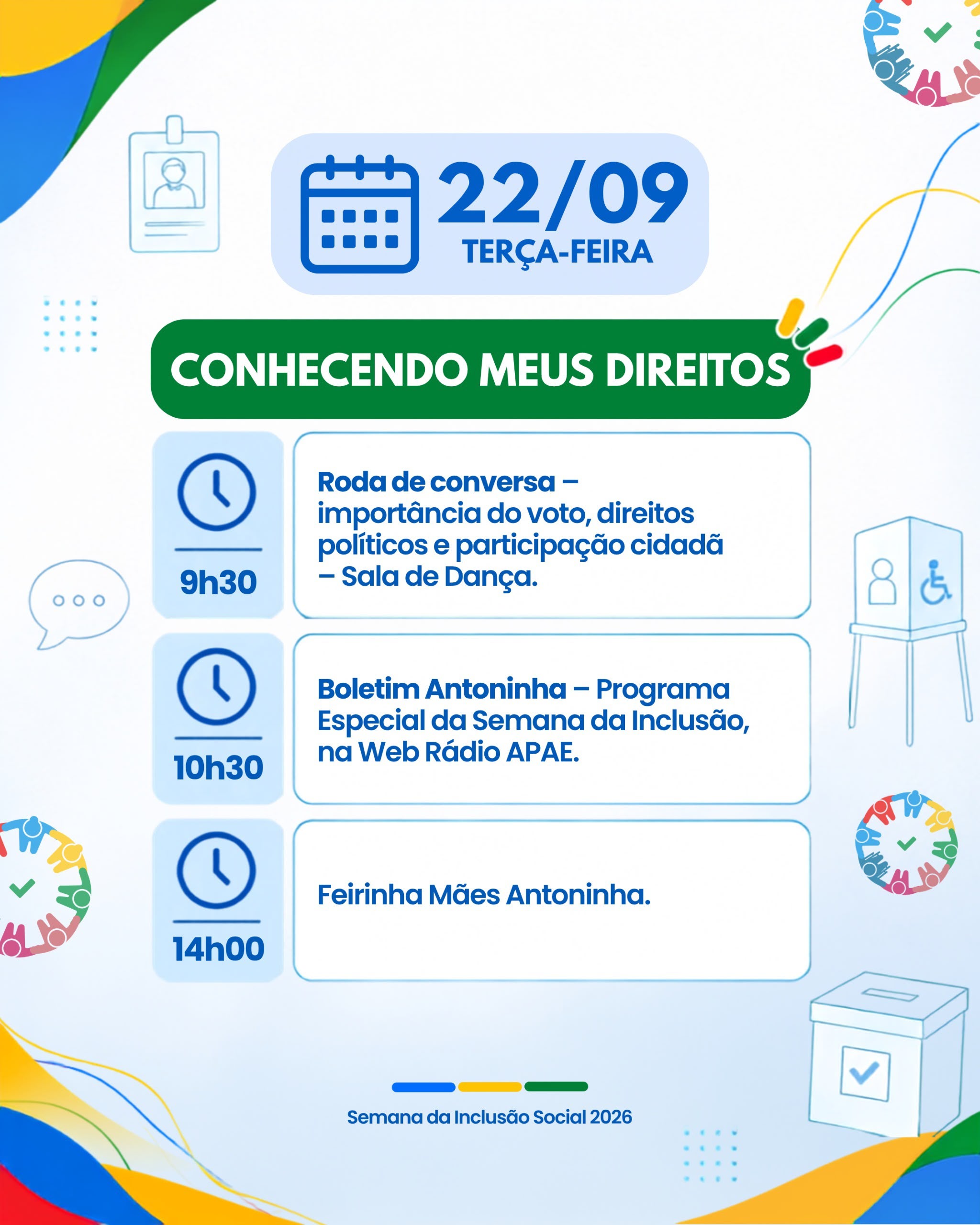 APAE de São Luís promove roda de conversa sobre cidadania, direitos e participação democrática