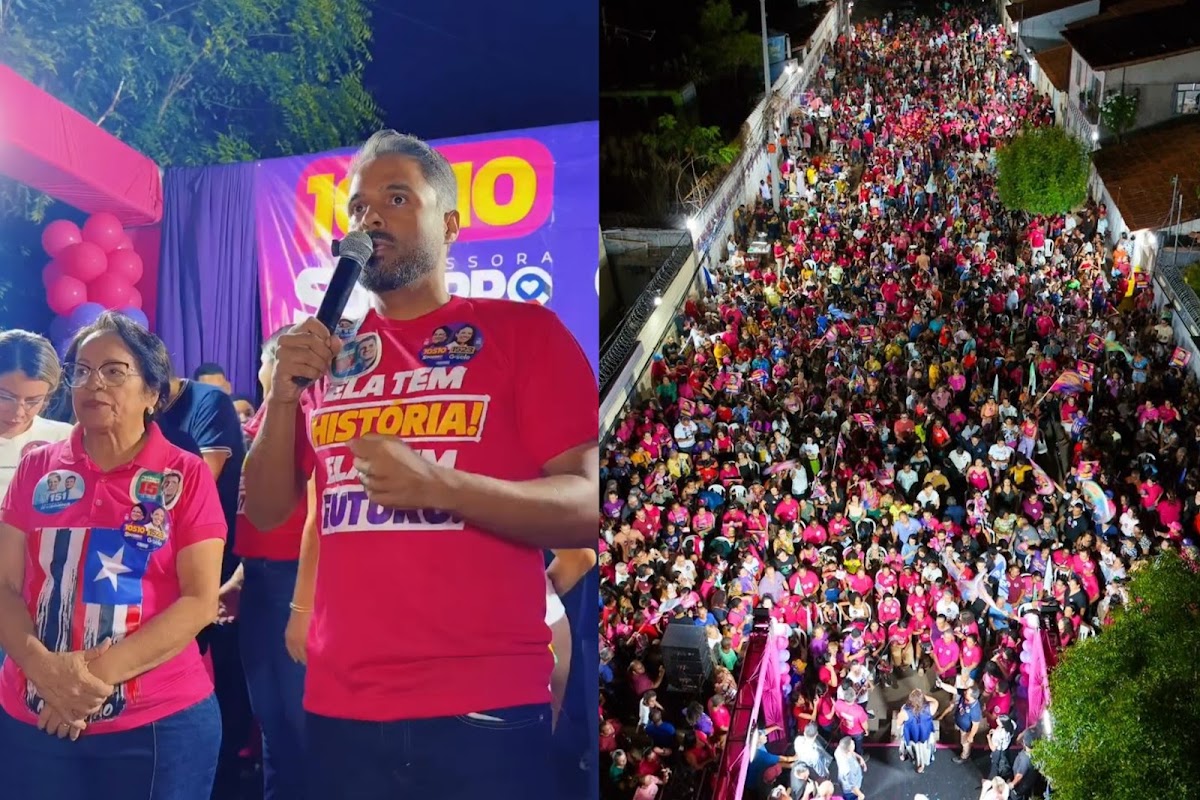 Reunião? Foi comício! Ulysses Waquim lota rua em Timon