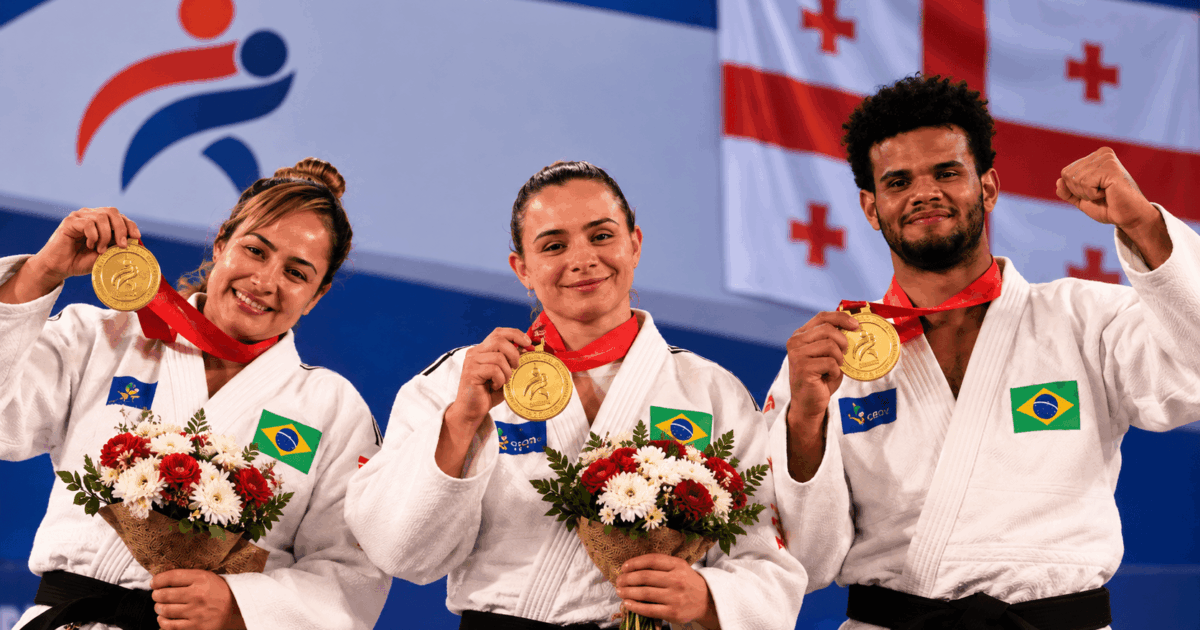 Brasil conquista 3 ouros no Mundial Paralímpico de Judô