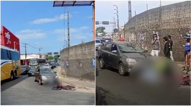VÍDEO! Ciclista morre após ser atingido por carro durante acidente na Forquilha, São Luís