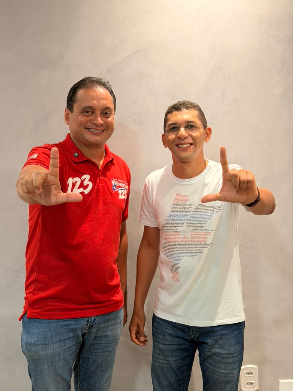 Ricardo Rodrigues, candidato a vice governador na chapa de Camarão, declara apoio a Weverton