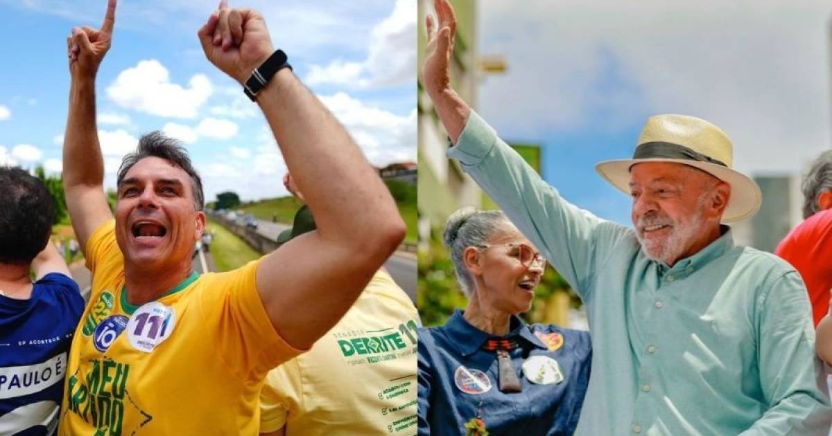 A vantagem de Flávio sobre Lula em dois dos três maiores colégios eleitorais do país, segundo pesquisa