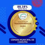 Gestão de Excelência: Câmara Municipal de Codó conquista Selo Ouro de Transparência do TCE-MA sob a liderança do Presidente Roberto Cobel