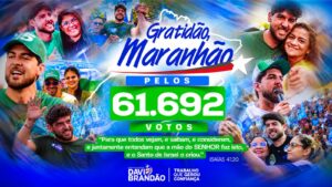 Davi Brandão é reeleito deputado estadual com 61.692 votos e confirma força política no Maranhão