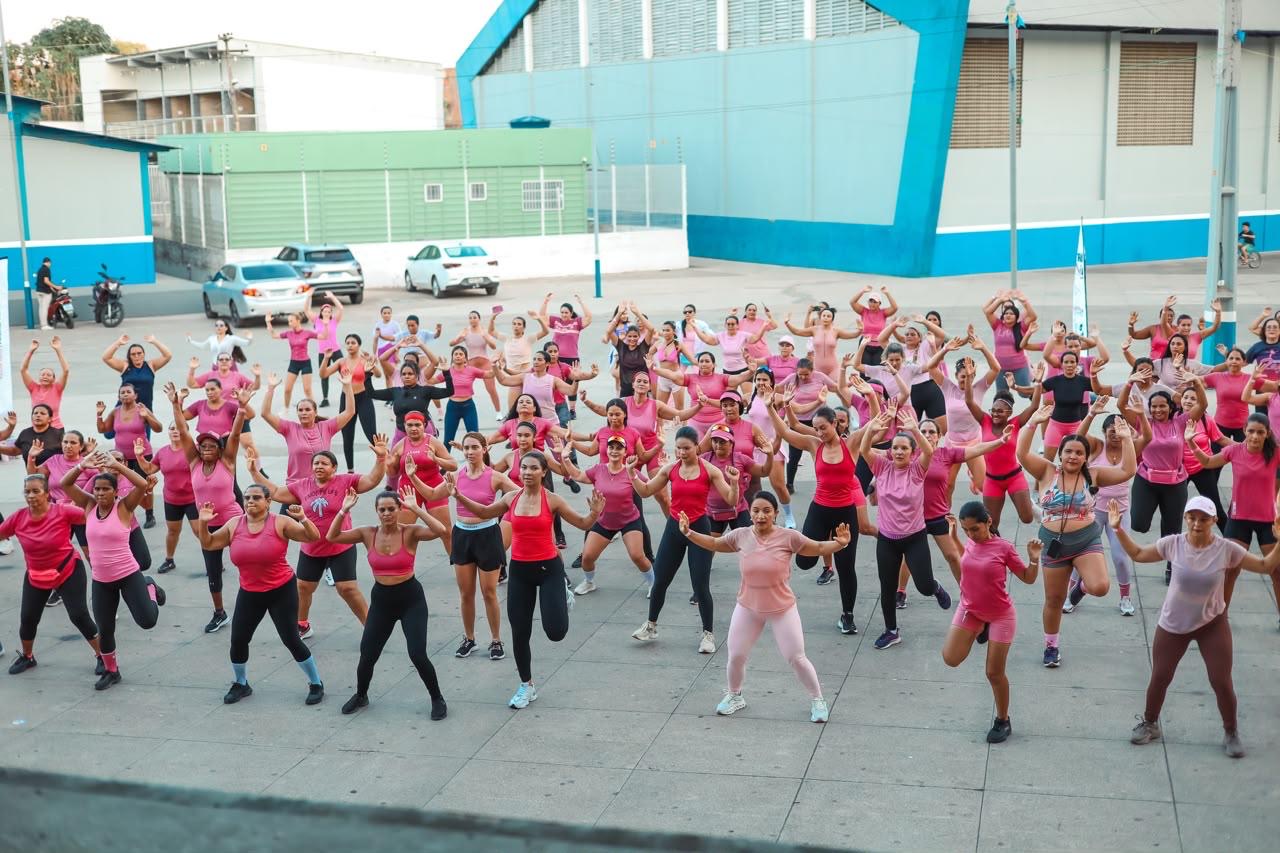 Treinão da Zay reúne mais de 200 mulheres em Tuntum e reforça a importância da prevenção ao câncer de mama