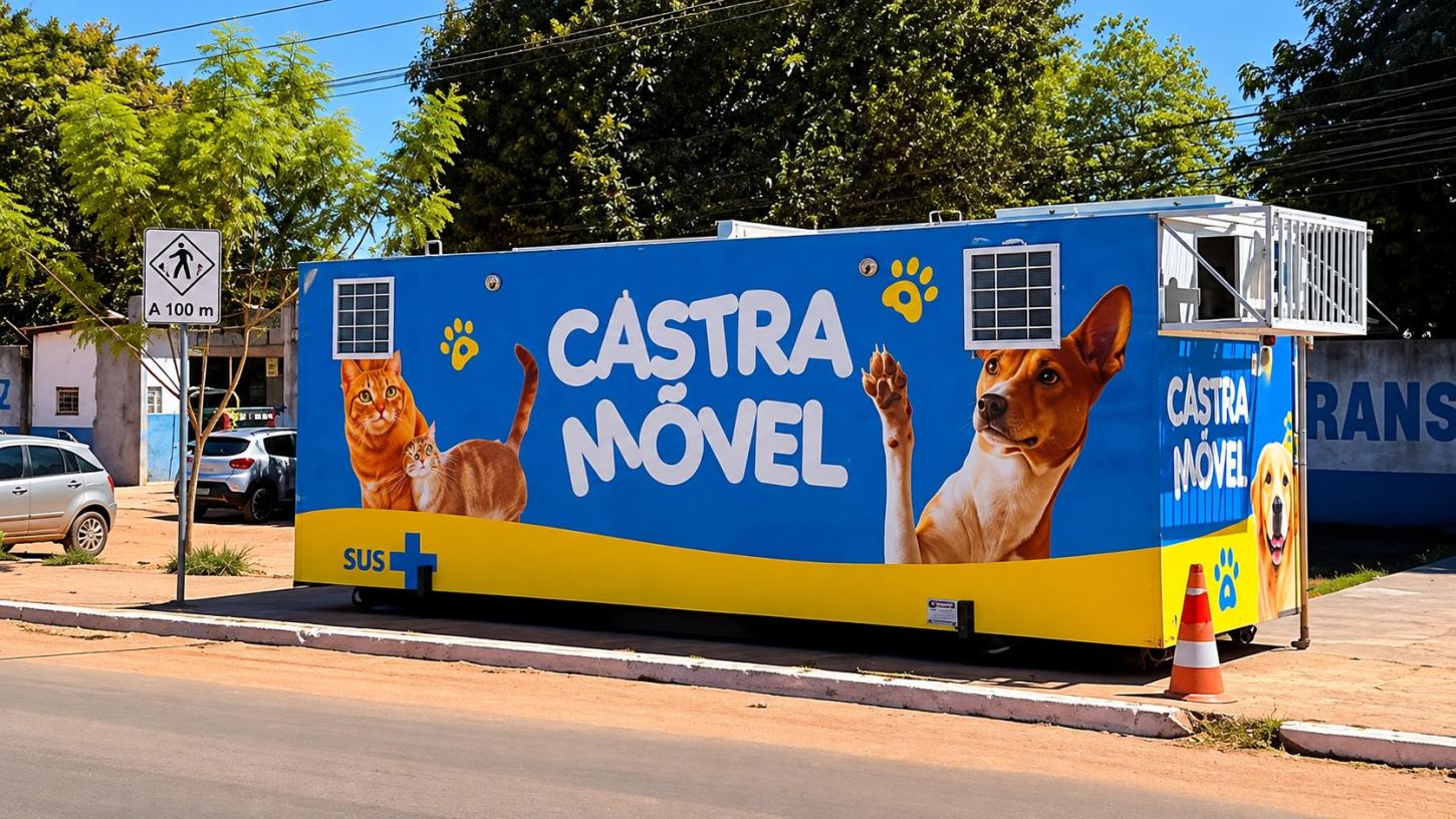 Castramóvel realiza triagens hoje (13) e amanhã (14) no bairro Bacuri para castração de cães e gatos