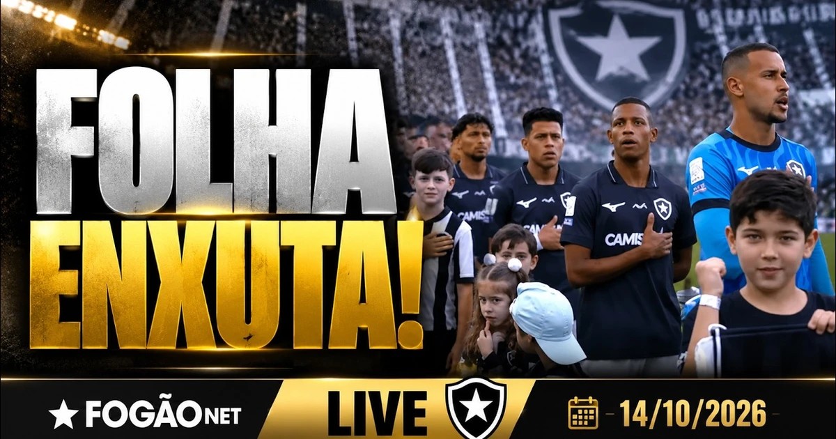 LIVE | Botafogo tem a 13ª maior folha do Brasileirão; GDA tem interesse em comprar o Niltão