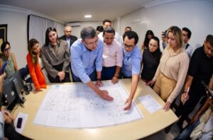 Vereadores de São Luís visitam construção de nova ala pediátrica no Hospital Aldenora Bello
