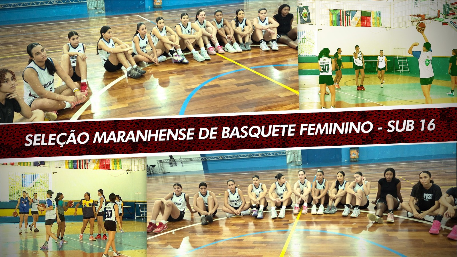 Basquete maranhense: seleção sub-16 intensifica preparação