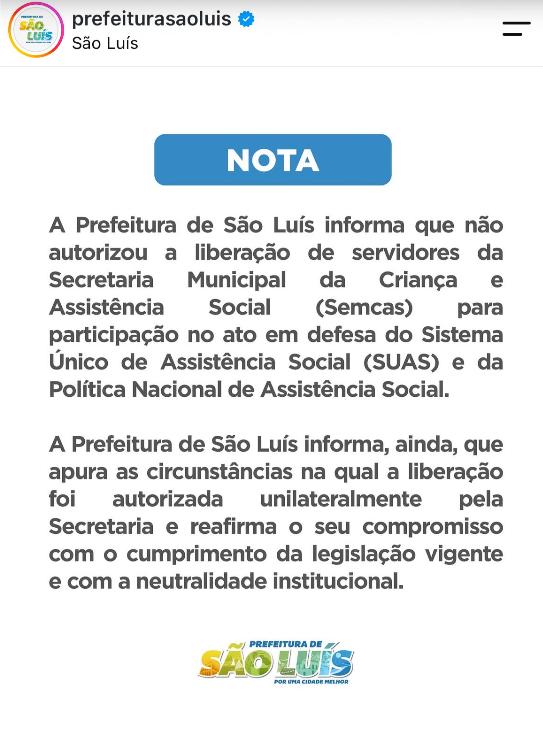 Prefeita nega, secretária assinou: o despacho que virou crise na Semcas de São Luís